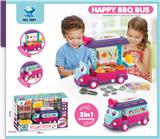 OBL823829 - 2-in-1 zhiqu deformation barbecue bus (2aa without bag)