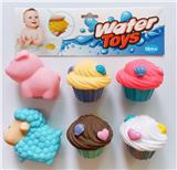 OBL823903 - 6只装搪胶喷水动物