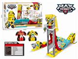 OBL824061 - One flash deformation vehicle (yellow red 2 color mixture) + middle track