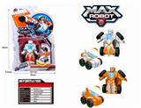 OBL824075 - One flash deformation car, white and orange mixed