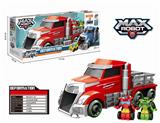 OBL824088 - Red big tractor + flash deformation vehicle