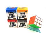 OBL824302 - Transparent magic cube of english sticker