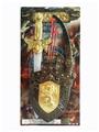OBL825841 - ELECTROPLATING SWORD - BOW AND ARROW - ANGLE SHIELD COMBINATION