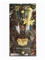 OBL825842 - ELECTROPLATING SWORD - WRIST GUARD - CHEST COMBINATION