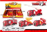 OBL826042 - 合金回力消防车