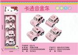 OBL826370 - 4只条装回力合金车卡通KT猫