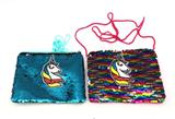 OBL827016 - 1 PACK 1 BAG 20.5 X 15CM UNICORN BEADED BAG