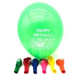 OBL827096 - ONE BAG OF BIRTHDAY BALLOONS IN 12