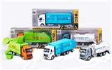 OBL827209 - 1:32  混色回力合金城市车