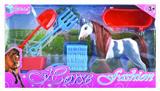 OBL828084 - COMBINATION OF SIMULATED HORSE AND CART