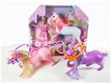 OBL828087 - SEVEN INCH GIRL AND BARBIE HORSE