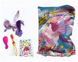 OBL828172 - PEGASUS WITH DIAMONDS, BEADS, COMB