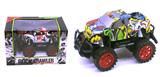 OBL828701 - 1:32二通遥控灯光越野皮卡涂鸦