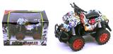 OBL828704 - 1:32二通遥控灯光越野摩托涂鸦