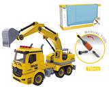 OBL828860 - DIY螺丝积木拆装工程车