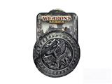 OBL829801 - A ROUND SHIELD OF BRONZE WEAPONS.