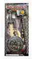 OBL829861 - BRONZE WEAPON SET HAMMER ROUND SHIELD SWORD.