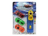 OBL830451 - 6 solid color pad printing catapult sports car 4 in 1