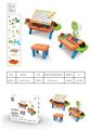 OBL830896 - COLLAGE MUSIC BUILDING BLOCK DRAWING BOARD AND STOOL