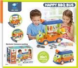 OBL831102 - 2-in-1 Zhiqu deformation barbecue bus