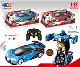 OBL831761 - 1：12/标准2.4G布加迪
变形感应遥控车