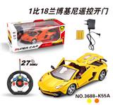 OBL831805 - 1:18兰博基尼有顶遥控
车开四门