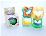 OBL832961 - ALIEN CRYSTAL MIXED RAINBOW CIRCLE.