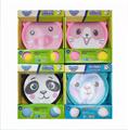 OBL833042 - BLUE BEAR, PANDA HEAD STICKY BABA PLATE