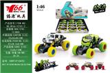 OBL833079 - 1:46 Q版合金前后回力带弹簧避震攀爬大轮(道奇)(莱肯)