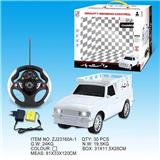 OBL833136 - 1:18白色皮卡四通遥控方向盘