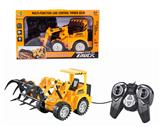 OBL833242 - LINE-CONTROLLED FLASH ENGINEERING VEHICLE (WOOD-GRABBING MACHINE, 5 PASS BELT 7 COLORED LIGHTS)