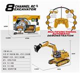 OBL833351 - 8通道遥控仿真履带挖掘机