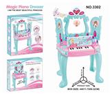 OBL834058 - INDUCTION LIGHT MUSIC PIANO MAKEUP TABLE.