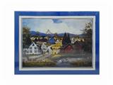 OBL834790 - 乡村油画1000片拼图(75X50CM)