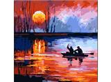 OBL834987 - DIY数字油画          夕阳