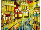 OBL834997 - DIY数字油画          夜晚街景
