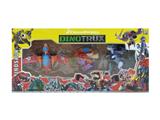 OBL835916 - THREE SETS OF DEFORMED DINOSAUR CHARIOT