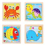 OBL836905 - 木制海底小号9片拼图