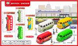 OBL837169 - 4色回力小巴士车