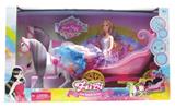 OBL838388 - TWO HORSE PRINCESS CARRIAGE