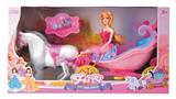 OBL838396 - TWO HORSE PRINCESS CARRIAGE