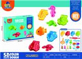 OBL839090 - MARINE ANIMALS IN COLORED MUD
