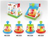 OBL839163 - Turntable, clown ball table (blue and red)