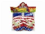 OBL839743 - WHITE-HEADED SEA EAGLE AMERICAN FLAG BOXING GLOVES.