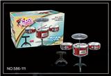 OBL840759 - JAZZ DRUM SUIT 3 DRUMS AND CHAIRS