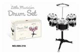 OBL840827 - BLACK PINK JAZZ DRUM SUIT 5 DRUMS