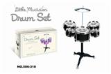 OBL840830 - BLACK PINK JAZZ DRUM SUIT 5 DRUMS