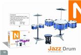 OBL840837 - ROSE BLUE 2-COLOR JAZZ DRUM SET 5 DRUMS AND CHAIRS