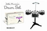 OBL840844 - BLACK PINK JAZZ DRUM SUIT 3 DRUMS