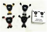 OBL841337 - Four legged smiling face mobile phone holder